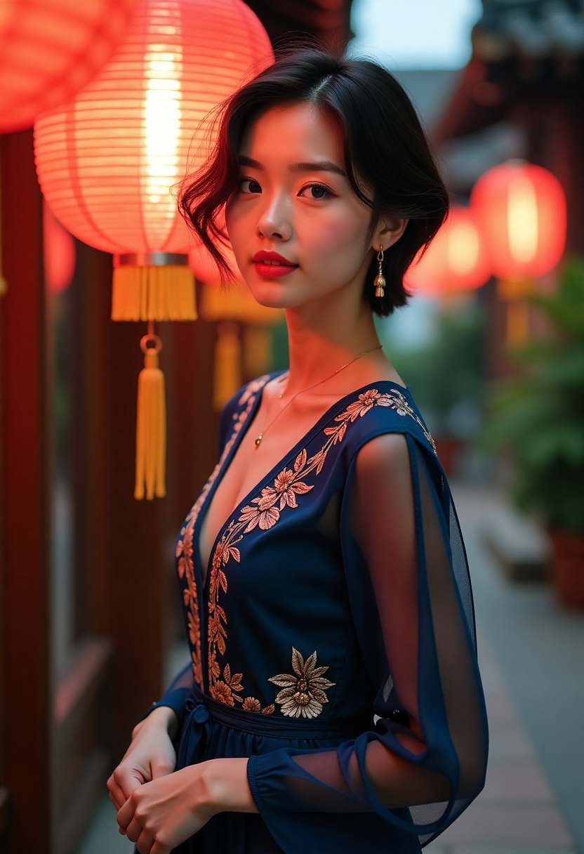 主播阿沐正在直播剧集细节分析